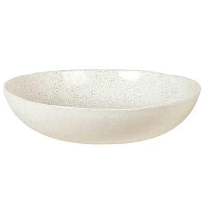Abbildung von Broste Copenhagen NORDIC VANILLA Salatschale 34,5 cm