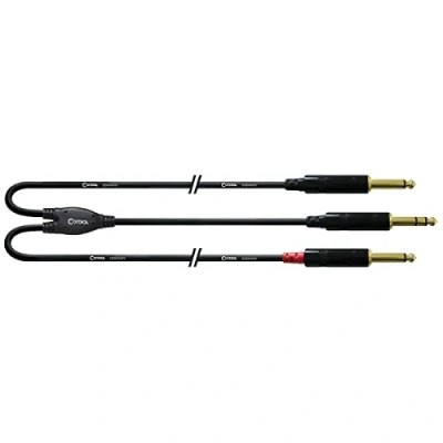 Abbildung von CORDIAL Kabel audio Jack stereo 2 mono lang 3 m Adapter Essentials