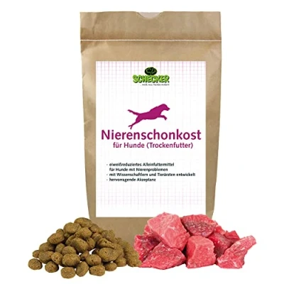Abbildung von Schecker Hundefutter Nierenschonkost mit Lamm für Hunde eiweißreduziert entlastet die Nieren 1,5 kg bei Nierenproblemen