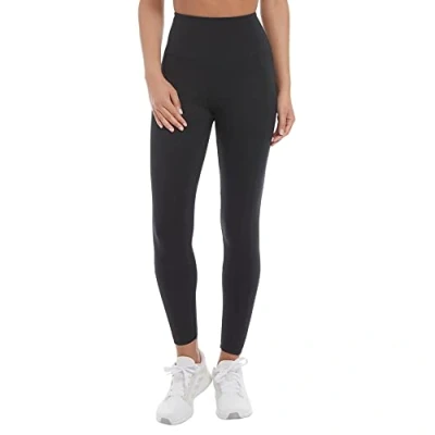Abbildung von Danskin Damen High Rise Contour Bonded Leggings, Schwarzsalz, S