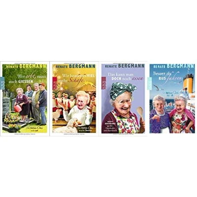 Abbildung von Renate Bergmann Band 5 8 der Online Omi 5. Wer erbt muss auch gießen &amp; 6. Wir brauchen viel mehr Schafe 7. Das kann Man doch noch Essen 8. Besser als Bus Fahren