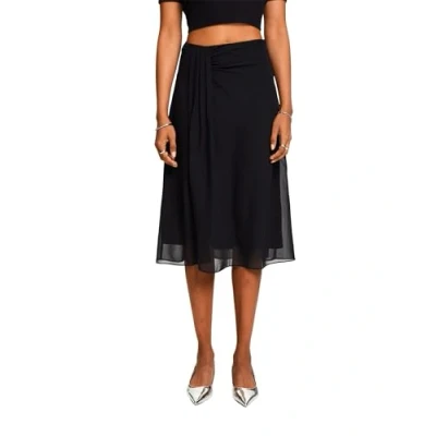 Abbildung von Esprit Draped Alinienrock, Damen, Größe: 42, Black