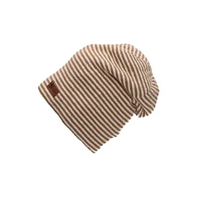 Abbildung von Sterntaler Baby Jungen Beanie Slouch Mütze Baby, Kinderbeanie, Babymütze gefüttert mit Baumwollfleece braun, 51