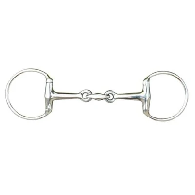 Abbildung von Olivenkopfgebiss doppelt gebrochen Edelstahl 18mm