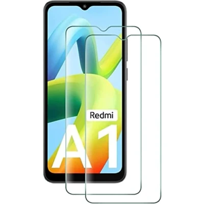 Abbildung von Cracksin Panzerfolie kompatibel mit Xiaomi Redmi A1 Displayschutzfolie, Schutzfolie [kein Glas] 9H,100% Fingerabdrucksensor Nano Tech