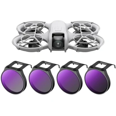 Abbildung von K&amp;F Concept OSMO Pocket 3 Filtersets,6er Pack Magnetischer UV,CPL,ND16/PL,ND32/PL,ND64/PL,ND256/PL Filter kompatibel mit DJI (Aluminiumrahmen)