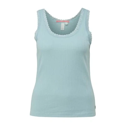 Abbildung von QS by s.Oliver MIT Struktur Top, Damen, Größe: XS, Pastelltürkis