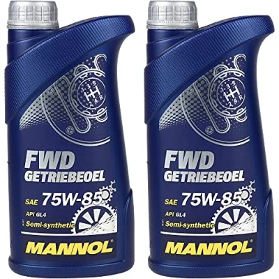 Abbildung von QR Parts Set 85446938 MN8101 1 2x1 Liter Original MANNOL Getriebeöl FWD Getriebeoel 75W 85 API GL 4