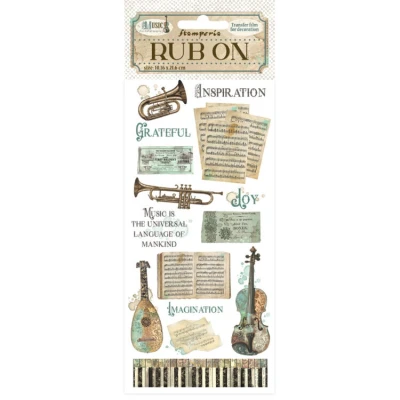 Abbildung von Stamperia DFLRB124 Rub on, Assorted, One Size