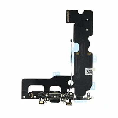 Abbildung von OnlyTech Ladebuchse Dock Anschluss mit Flex Antenne, Mikrofon, Kopfhöreranschluss und kompatibel iPhone 7 Plus Schwarz