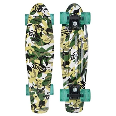 Abbildung von Skateboard Schildkrot Retro Camouflage 510781