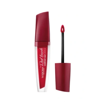 Abbildung von Deborah Milano Red Touch Lipstick N.5 Berry Pink Flüssiger Lippenstift ohne Transfer Matte Effekt, intensive Farbe, verleiht nährende Lippen, weich und samtig
