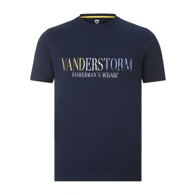 Abbildung von Jan Vanderstorm Tshirt print, Herren, Größe: Large, Dunkelblau