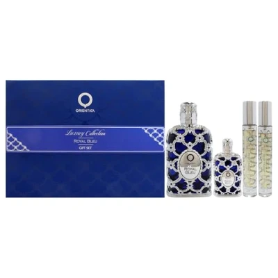 Abbildung von Royal Bleu by Orientica for Unisex 4 Stück Geschenkset 2,7 oz EDP Spray, 7,5 ml 2 x 10 Spray