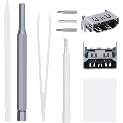 Abbildung von Tolesum 2 Pack HDMI Port Buchse für PS5 Ersatz 、Schnittstelle Anschlussbuchse、Vedio Schnittstelle Repair Kit