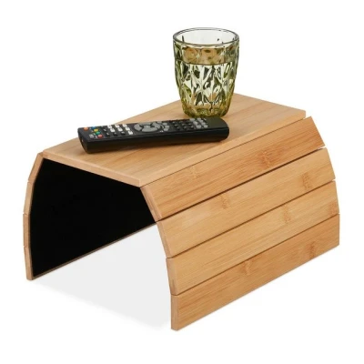Abbildung von relaxdays Tablett Sofatablett Bambus, Bambus