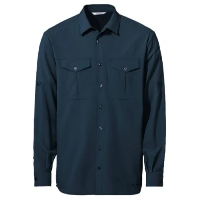 Abbildung von Vaude Me Rosemoor LS Shirt II Herren (Dunkelblau L ) Hemden