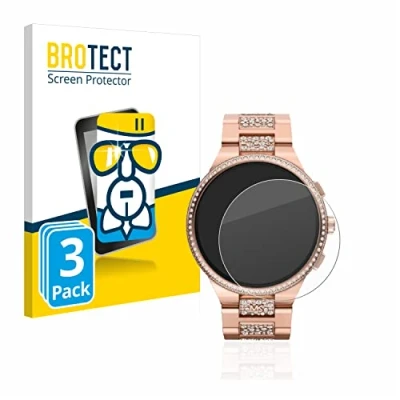 Abbildung von BROTECT Schutzglas für Michael Kors Camille Gen 6 MKT5147 (3 Stück) Schutzfolie Panzer Folie Glas [Extrem Kratzfest 9H, Anti Fingerprint,