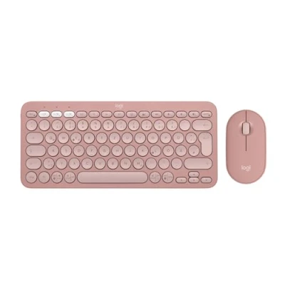 Abbildung von Logitech Pebble 2 Combo Qwertz Rosa