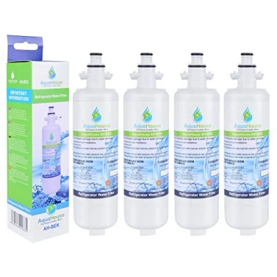 Abbildung von 4x AquaHouse AH BEK Kühlschrank Wasserfilter für Beko 4874960100, Howdens HJA6110, Lamona LAM6100, Blomberg KFD9952PXDUK, Grundig GSN9440XA, Öfen Kompatibel
