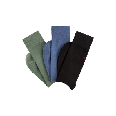Abbildung von HUGO 3 PACK Socken, Herren, Größe: 39 42, Open miscellaneous