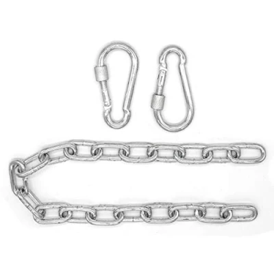 Abbildung von AMANKA Wandhalter 230kg Hängesessel Kette 2 Karabiner für Schaukel, 50 cm Aufhängung Boxsack