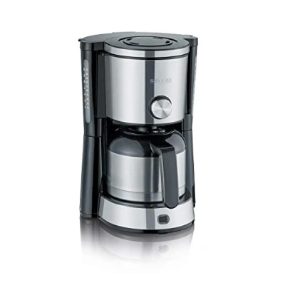 Abbildung von Severin Kaffeemaschine mit Mahlwerk KA 4845, 1l Kaffeekanne, nein 1x 4 Filter, Spülmaschinen geeignet, Wasserstandsanzeige