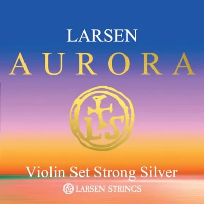 Abbildung von Larsen Aurora Violin Saiten Satz 4/4 mit D Silber Strong