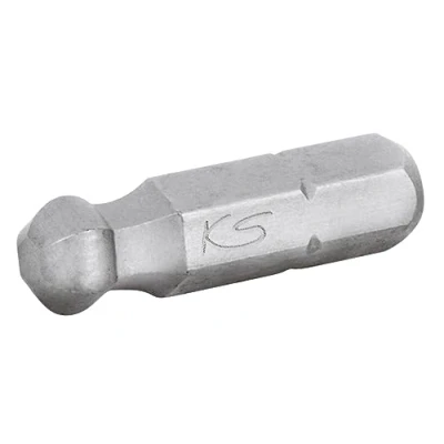 Abbildung von KS Tools 911.3705 1/4&quot; CLASSIC Bit Innensechskant, 25mm, Kugelkopf, 4mm, 5er Pack