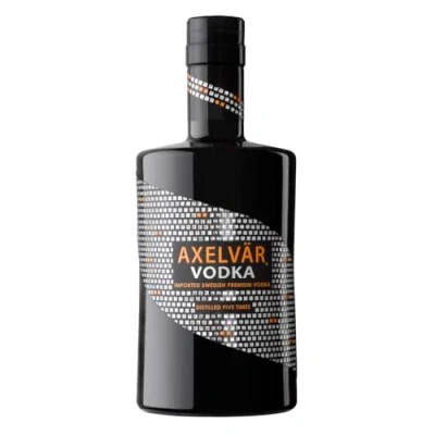 Abbildung von „Axelvär Vodka“, Premium Wodka aus Schweden, fünfmal destilliert, DESTILERÍAS CAMPENY. 0,7 L, 40% Vol.
