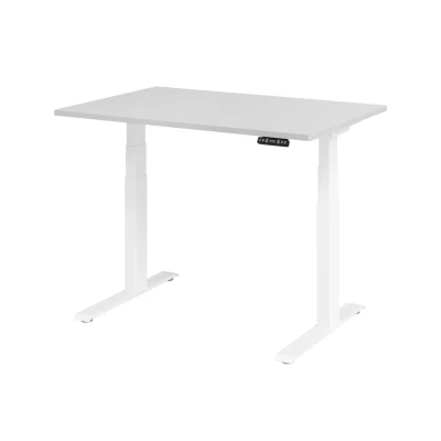 Abbildung von Hammerbacher Schreibtisch XDKB12 Grau/Weiß