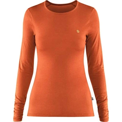 Abbildung von FJALLRAVEN Damen Bergtagen Thinwool Ls W Unterhemd, Hokkaido orange, XL