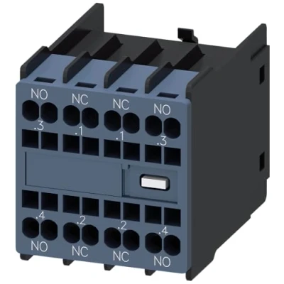 Abbildung von Siemens SIRIUS Blockade Hilfskontakt 2 Na + 2NC Größe s00 s0 Borne Schraube