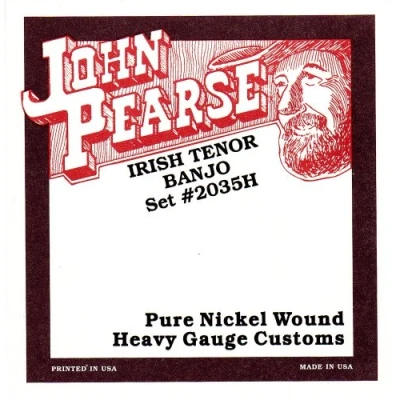 Abbildung von John Pearse Strings 2035H Saitensatz für Tenor Banjos (Nickel Umwicklung, Heavy)