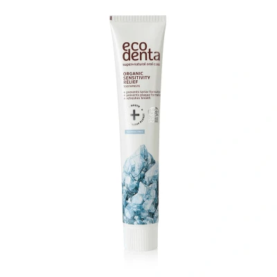 Abbildung von Ecodenta Zahnpasta Ohne Fluorid Sensitivity Relief 75 ml Toothpaste Zertifizierte Organische Mit Kaliumcitrat Aloe vera saft Ätherischem Pfefferminzöl