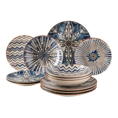 Abbildung von MÄSER Tafelservice Iberico Blue (12 tlg), 4 Personen, Steinzeug