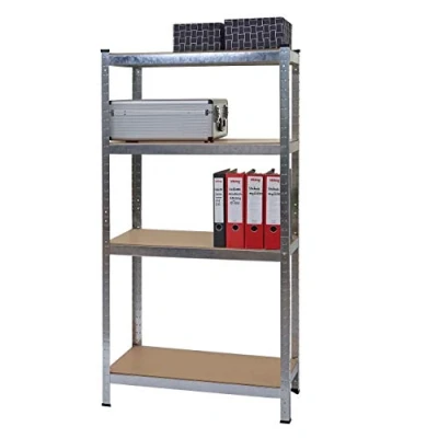Abbildung von Mendler Schwerlastregal HWC D67, Werkstattregal Steckregal, 160x80x40cm, Traglast bis 320kg MVG Zertifiziert verzinkt