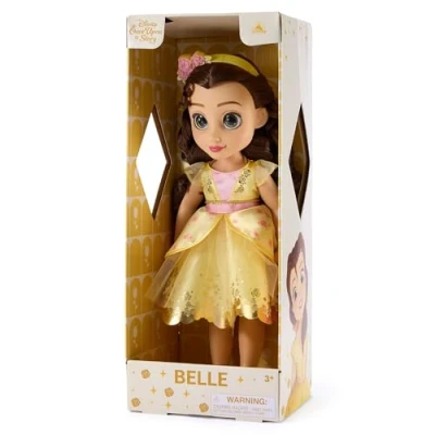 Abbildung von Disney Store Official Die Schöne und das Biest Belle Puppe mit Spielzeughaarbürste 40,5 cm/16&quot; Once Upon a Story Kollektion Ab 3 Jahren