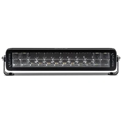 Abbildung von AdLuminis Blackline LED Fernscheinwerfer ECE Zulassung R112 44 Watt 4360 Lumen, Double Row, Zusatzscheinwerfer, Arbeitsscheinwerfer mit Straßenzulassung