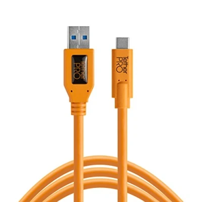 Abbildung von Tether Tools USB 3.0 zu C, 4,60 m, orange