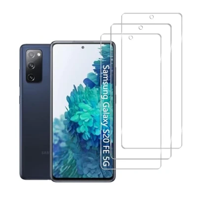 Abbildung von YIFNTANG [3 Stück] Gehärtetes Glas Displayschutzfolie für Samsung Galaxy S20 FE 5G,9H Härte,Anti Kratzen,Blasenfrei,HD Klar Panzer Schutz Folie Kompatibel mit 5G