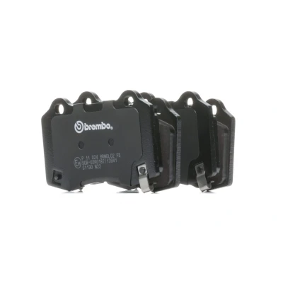 Abbildung von BREMBO P 11 024 Bremsbelagsatz mit akustischer Verschleißwarnung ohne Zubehör DODGE: Charger VII, Challenger Coupe, CADILLAC: CTS III Limousine