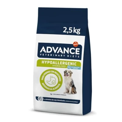 Abbildung von Advance Veterinary Diät für Hunde. hypoallergen