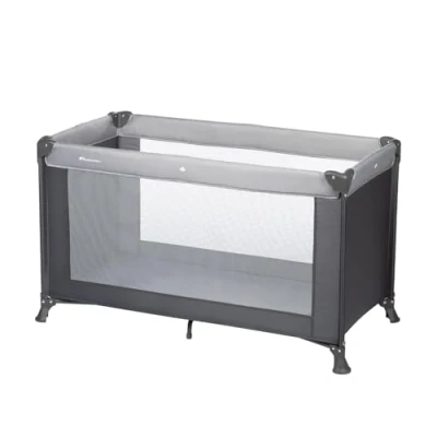 Abbildung von Bebeconfort Soft Dreams, Reisebett Baby, 03 Jahre (015 kg), leichtes Reisebettchen, Matratze aus Holzfasern &amp; Schaumstoff (60 x 120 cm), Tragetasche, kompakt zusammenklappbar, Tinted Graphite