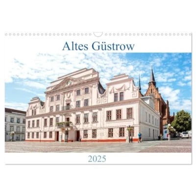 Abbildung von Altes Güstrow (Wandkalender 2025 DIN A3 quer), CALVENDO Monatskalender