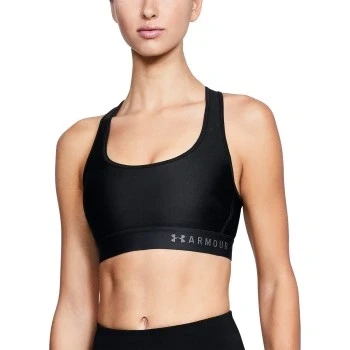 Abbildung von Under Armour BH Mid Crossback Sport Bra Schwarz Polyester X Large Damen