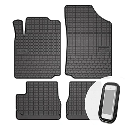 Abbildung von Gummimatten Auto Fußmatten Gummi Automatten Passgenau 4 teilig Set passend für Citroen C2 C3 I 2002 2009