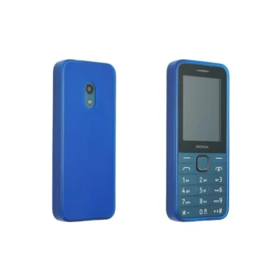 Abbildung von caseroxx Schutz Hülle TPU kompatibel mit Nokia 225 4G (2024), Gummi Handy Tasche blau