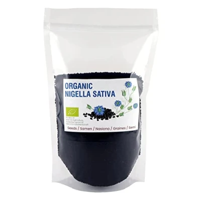 Abbildung von Bio Schwarzkümmel Samen, ganz, Organisch Nigella Sativa 900g