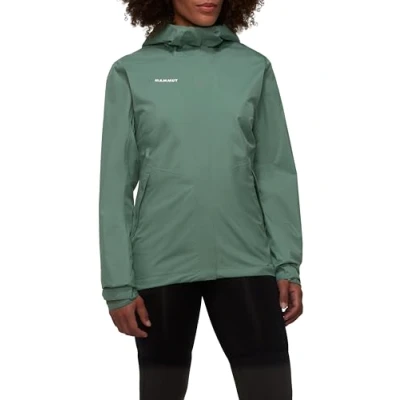Abbildung von Mammut Damen Hardshelljacke, aus der Serie Alto, XS, Grün, Kapuzenjacke, Funktionsjacke, DRYtechnology 2 L